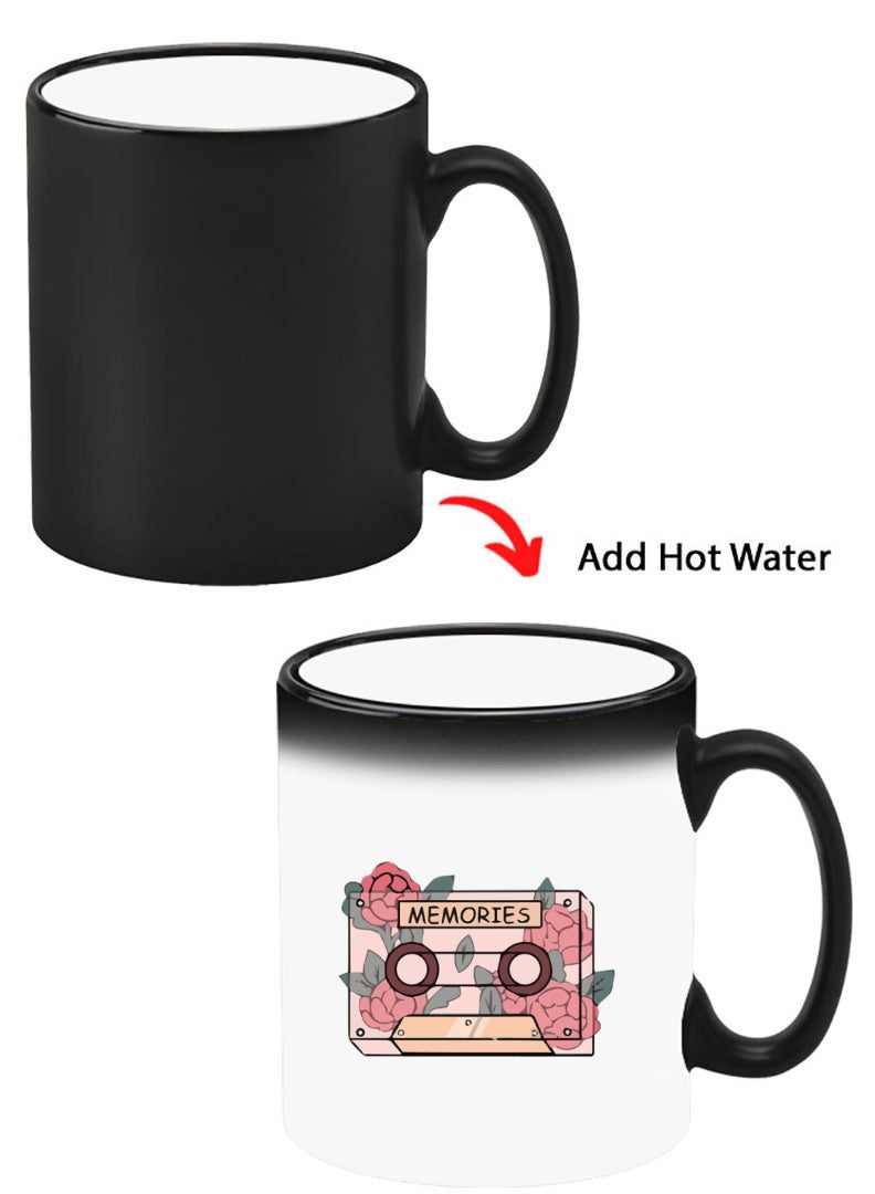 Theodor Color Changing Heat Sensitive Ceramic Mug, Image Revealed When HOT Liquid is Added! Memories - Image 1