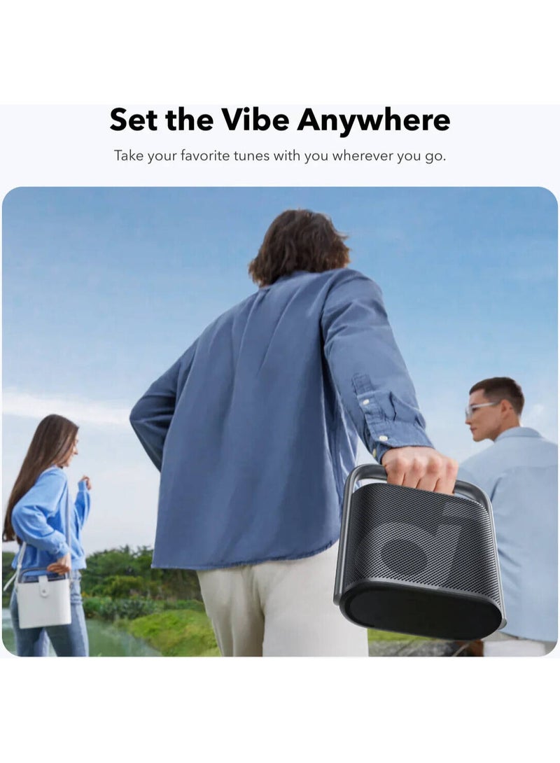 ساوند كور Soundcore Powerful Motion X500 Bluetooth Speaker, Wireless Speaker, Immersive Space Audio, Wireless High Resolution Sound, 3 Times More Details, 3 Drivers - Image 4