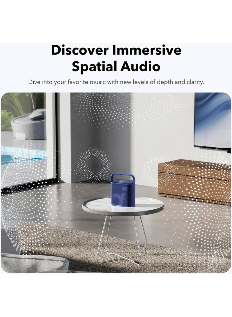ساوند كور Soundcore Powerful Motion X500 Bluetooth Speaker, Wireless Speaker, Immersive Space Audio, Wireless High Resolution Sound, 3 Times More Details, 3 Drivers - Image 5