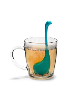 NIBEMINENT Baby Loose Leaf Tea Infuser, Cute Infuser Strainer, Leak Filter, Gifts - Long Handle Neck, Ball Body Lake Monster Silicone for Herbal  - Image 2