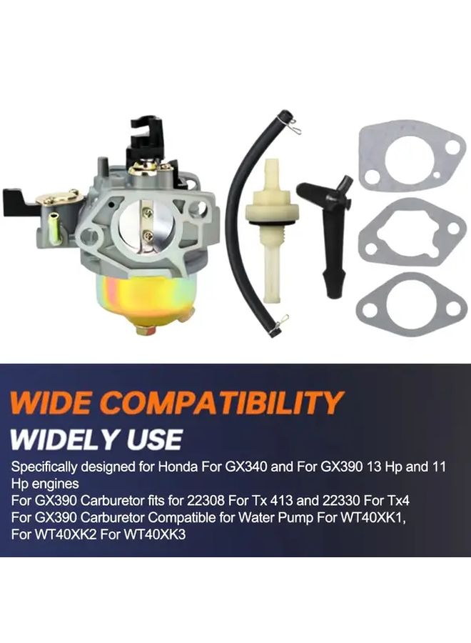 Carburetor 1 Set for GX340 GX390 Lawn Mower Generator Water Pump Parts - Image 3