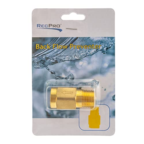 RecPro RV 1/2" Back Flow Preventer with Check Valve - Image 4