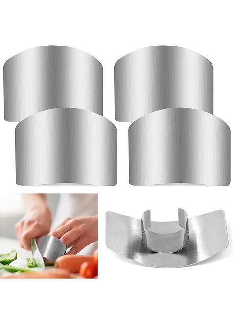 4 Pcs Stainless Steel Finger Protector