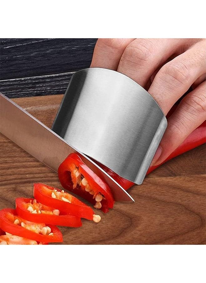 4 Pcs Stainless Steel Finger Protector
