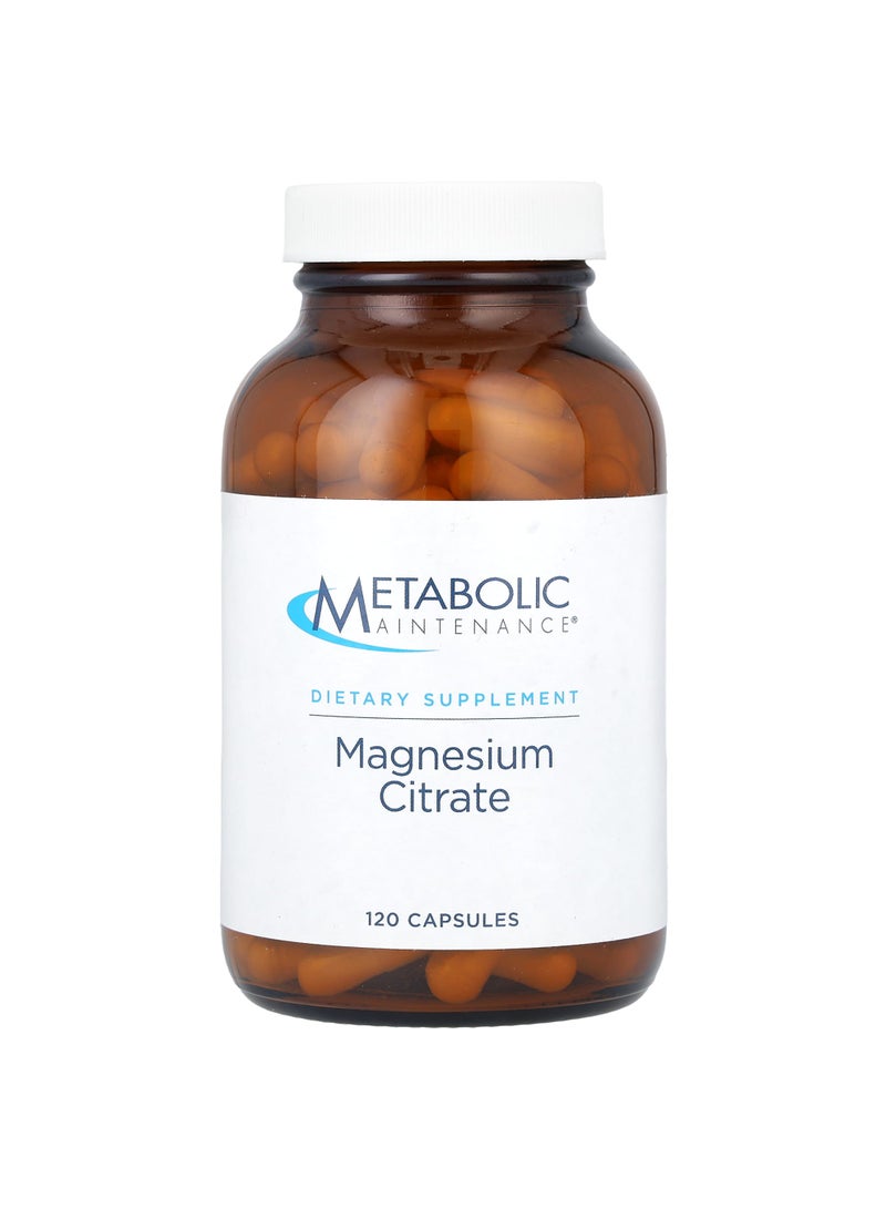 Metabolic Maintenance Magnesium Citrate, 120 Capsules