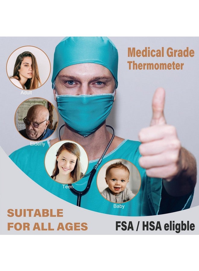 Amplim Non-Contact Forehead Thermometer for Kids and Adults - Touchless Digital Fever Thermometer with Temporal Head Function - No-Touch Baby Thermometer for Accurate Temperature Reading - Image 3