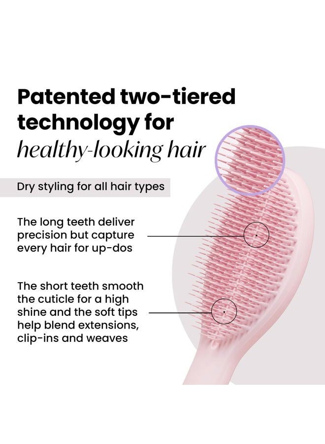 TANGLE TEEZER فرشاة تصفيف الشعر تانجل تيزر الألتيميت ستايلر لتصفيف الشعر الجاف، تحافظ، تدمج وتضيف حجم، وملمس، ولمعان، وردي ميلينيالي - Image 2