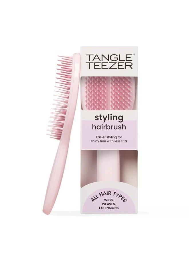 TANGLE TEEZER فرشاة تصفيف الشعر تانجل تيزر الألتيميت ستايلر لتصفيف الشعر الجاف، تحافظ، تدمج وتضيف حجم، وملمس، ولمعان، وردي ميلينيالي - Image 1