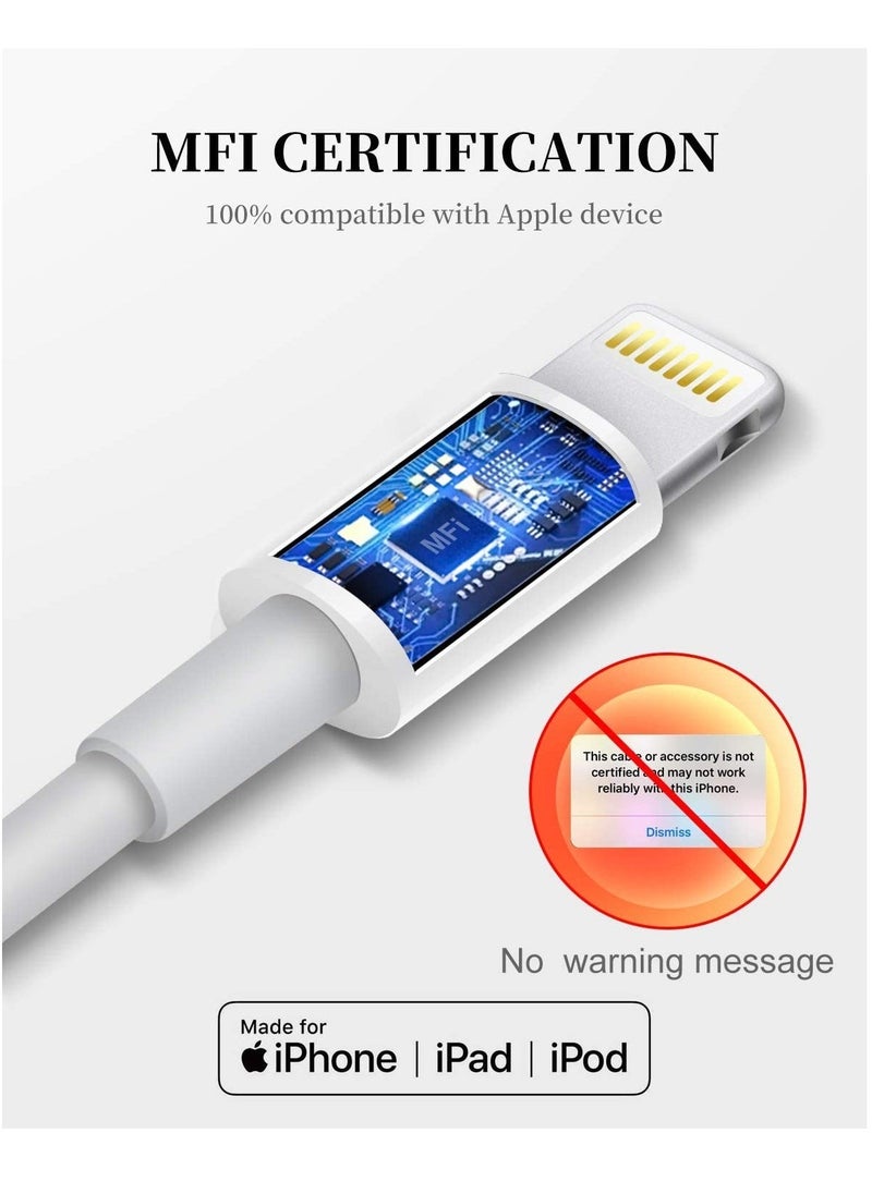 Raxoom Apple iPhone Charger Cable, 4 Pack Original Lightning to USB Cables Apple MFI Certified 3 Ft, Fast iPhone Charging Cord for iPhone 11/11Pro/11Max/ X/XS/XR/XS Max/8/7/6/5S/SE - Image 3