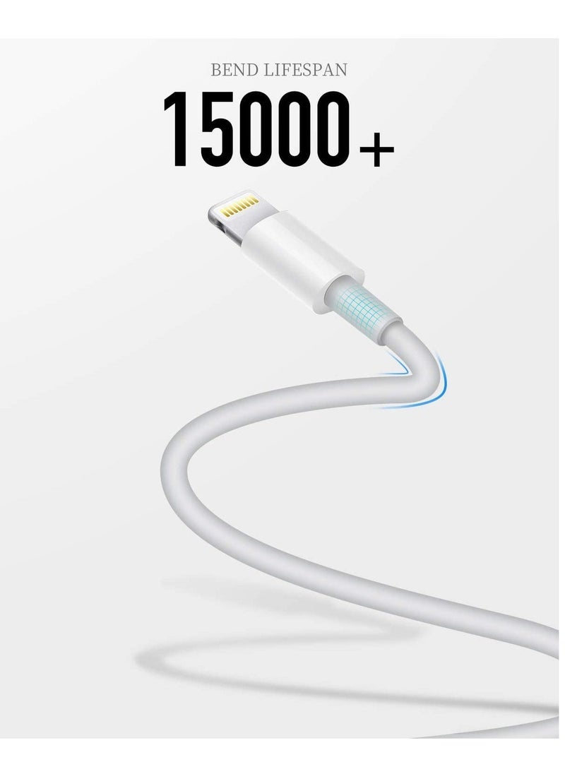 Raxoom Apple iPhone Charger Cable, 4 Pack Original Lightning to USB Cables Apple MFI Certified 3 Ft, Fast iPhone Charging Cord for iPhone 11/11Pro/11Max/ X/XS/XR/XS Max/8/7/6/5S/SE - Image 2
