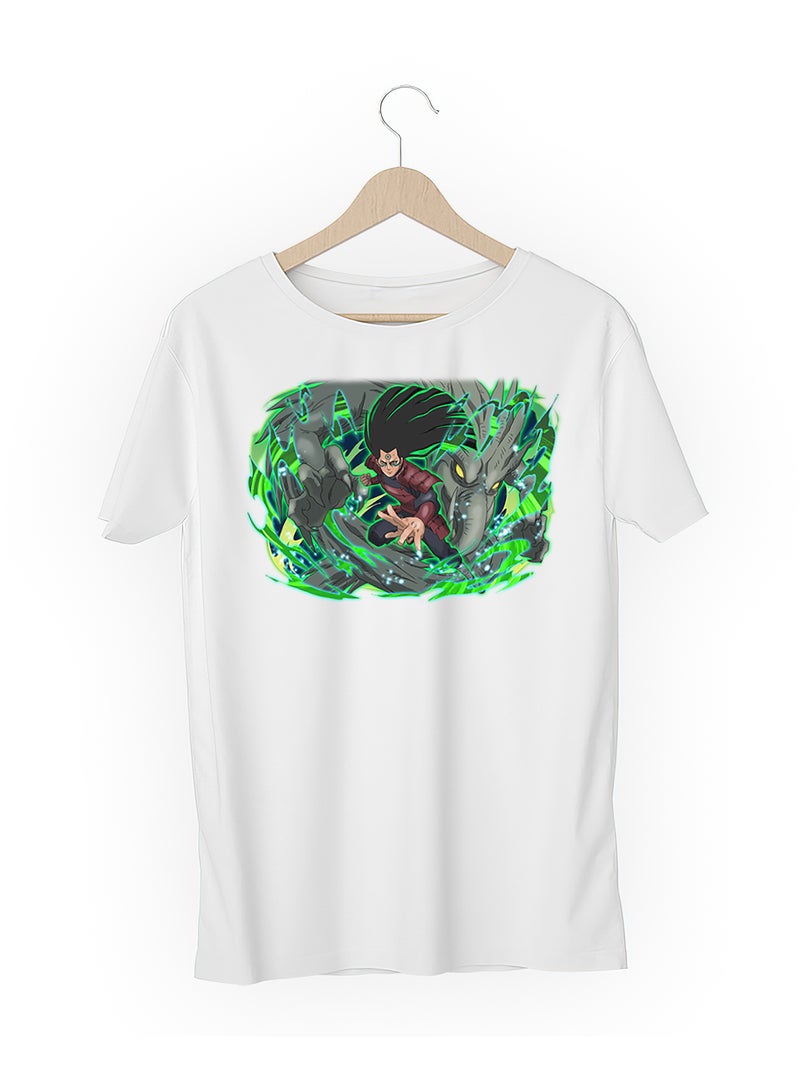 Fashion World Cotton T-shirt Printed with High-quality Anime Naruto Hashirama  - Image 3