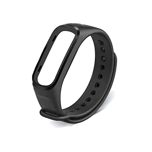 INEFABLE OnePlus & Oppo Band Strap - Soft Silicone Adjustable - Black - Pack of 1 - Image 1