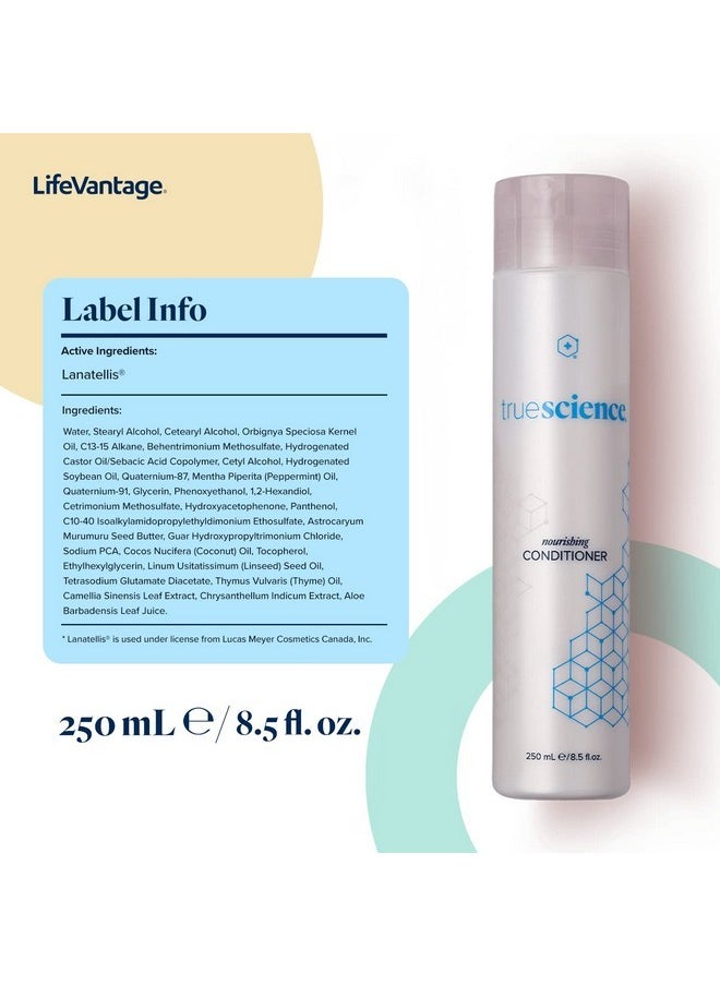 لايف فانتاج بلسم الشعر المغذي TrueScience من LifeVantage، 250 مل، مع مكونات NRF2، ومركب زيت، وزيت بذور النخيل، والشاي الأخضر المنعش، وزيت جوز الهند  - Image 2