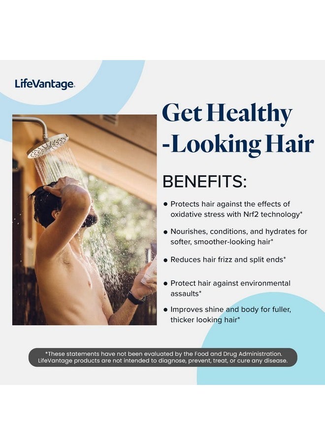 لايف فانتاج بلسم الشعر المغذي TrueScience من LifeVantage، 250 مل، مع مكونات NRF2، ومركب زيت، وزيت بذور النخيل، والشاي الأخضر المنعش، وزيت جوز الهند  - Image 4