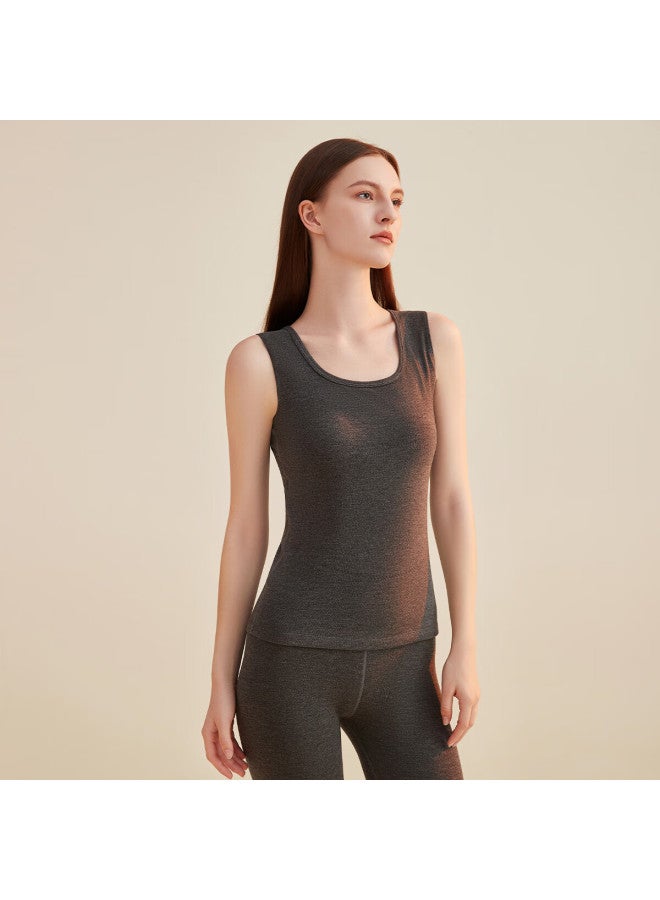 Dingguagua Dingguagua Women's Antibacterial Cashmere Thermal Vest Single Top Yunyanmo Female 170