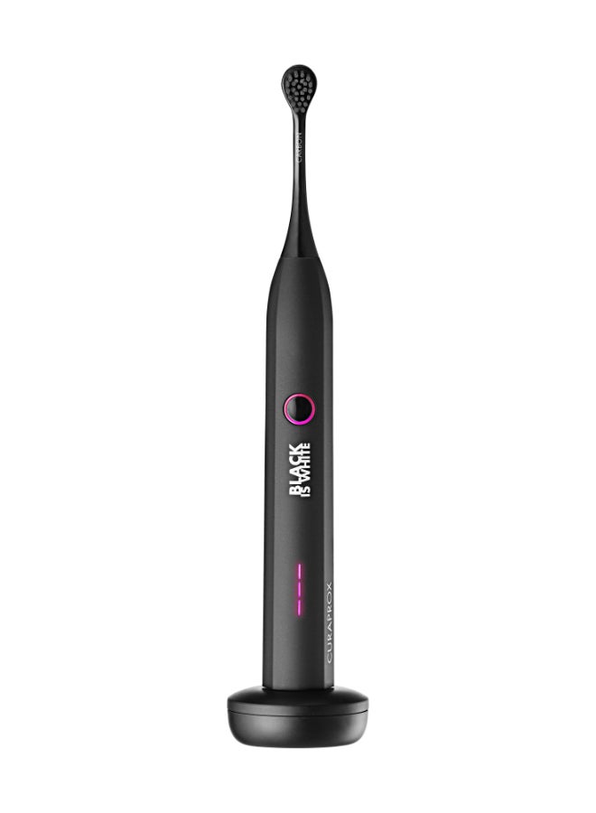 CURAPROX Black is White Hydrosonic Sonic Toothbrush - Electric Toothbrush for Adults with 3 Cleaning Levels. - Image 5