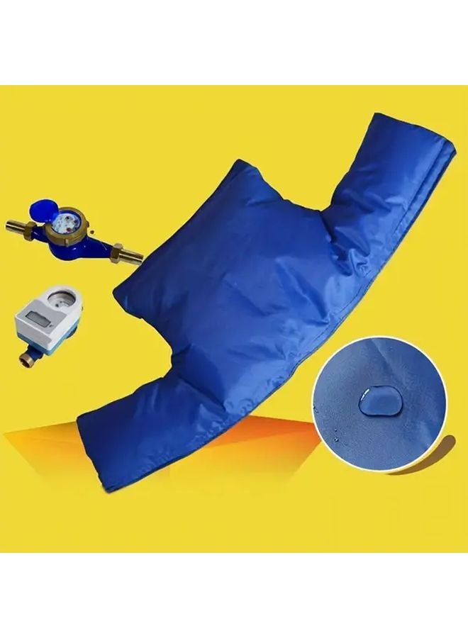 Blue Winter Anti Freeze Water Meter Cover Detachable Insulated Polyester Outdoor Pipe Protector - Image 3