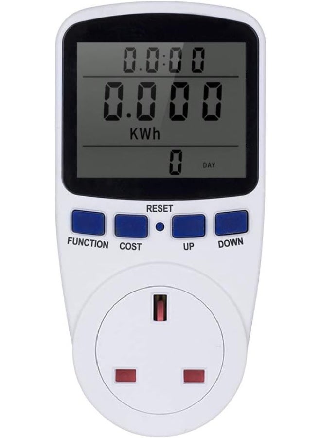 VIUAUAX Metering socket volume meter power monitor smart meter smart socket power meter.Display Electricity Usage Power Socket - Image 1