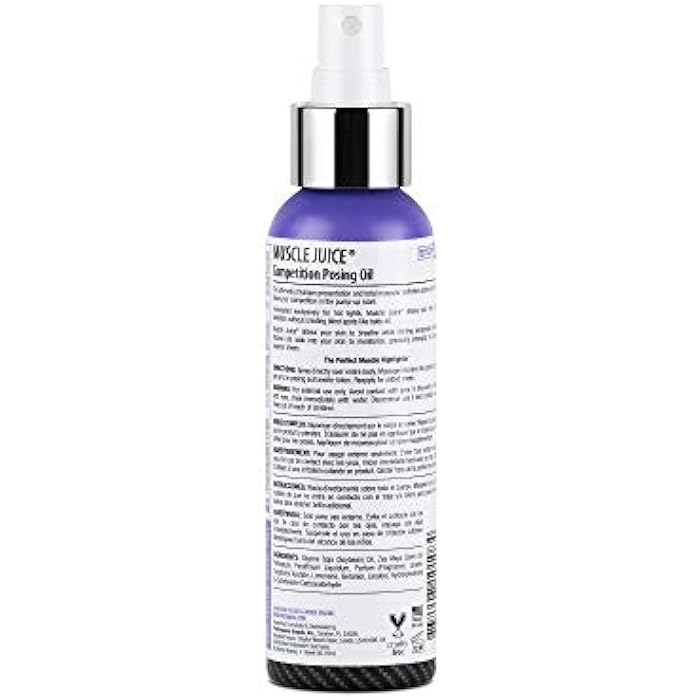 Pro Tan, Muscle Juice, Maximum Definition Posing Oil, Stage Oil, Fitness Event, Modeling, Photoshoot, 4 oz. - Image 2