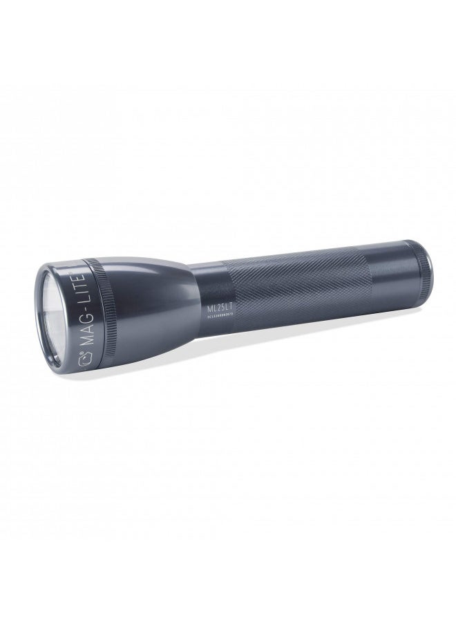 MAGLITE Maglite ML25LT LED 2-Cell C Flashlight, Gray  - Image 2