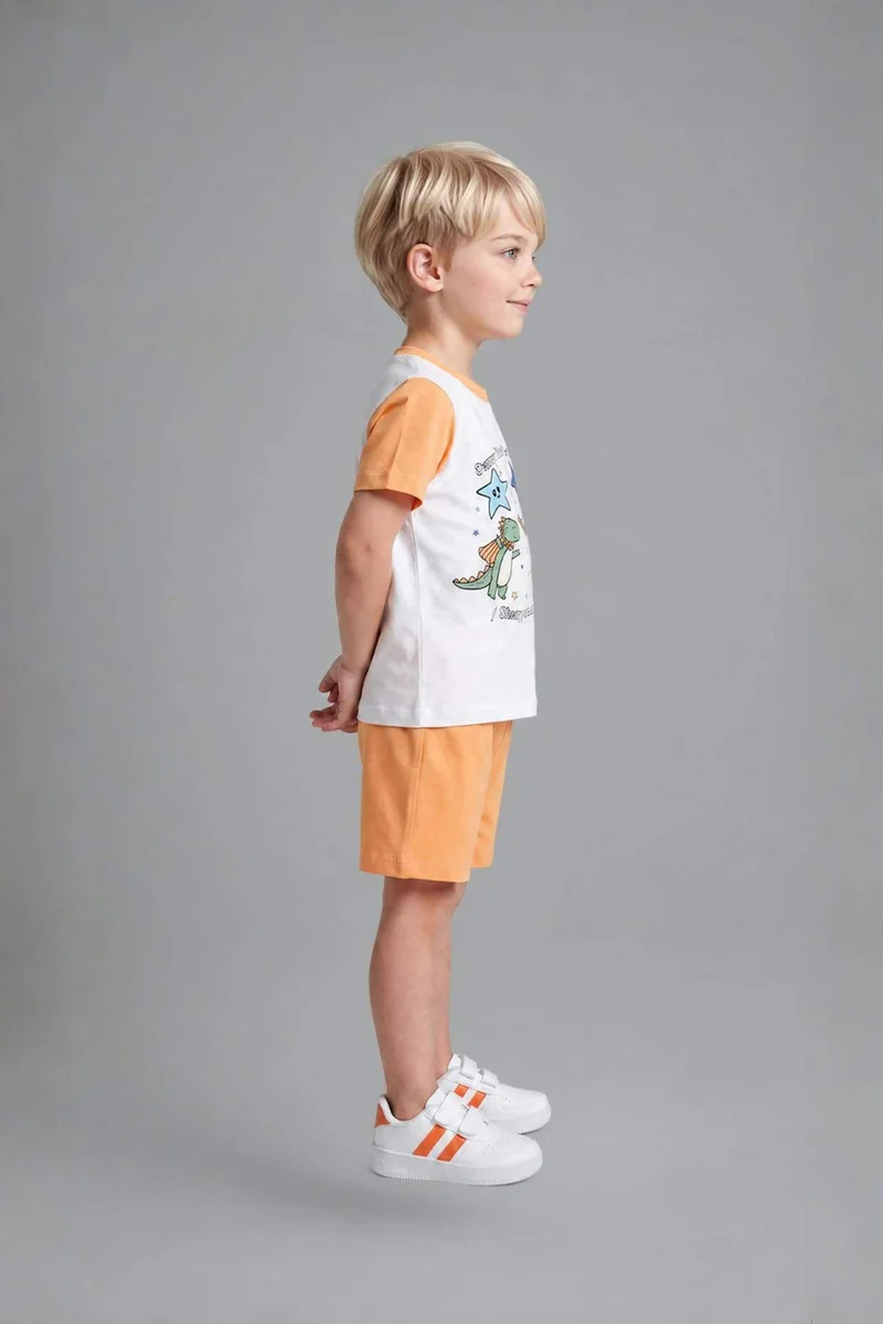 ديفاكتو Baby Boy 2 piece Regular Fit Animal Knitted Pyjamas