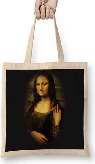 Print Shop Mona Lisa Obscena Tote Bag Long Handle - pzsku/Z484ADD22FF599A1787D9Z/45/_/1728047010/f4fb8c07-ba4c-4bba-a38e-67be4adfcf17