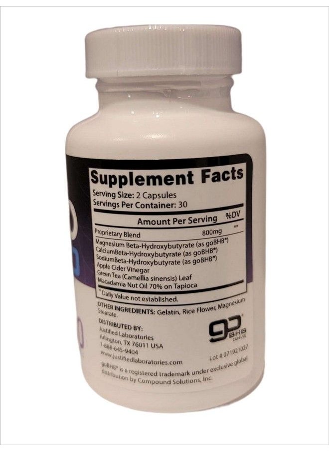 Justified Laboratories - (3 Pack) Advanced Keto 1500 Pills Includes Apple Cider Vinegar Gobhb Exogenous Ketones Advanced Ketogenic Supplement Ketosis Support For Men Women 180 Capsule - Image 1