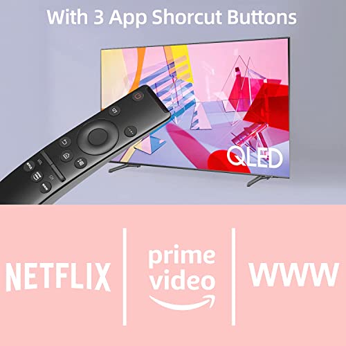 KPDP Universal Remote Control Replacement for Samsung Smart TV Remote All Samsung LED QLED LCD UHD SUHD HDTV 4K 8K 3D Crystal HDR Curved Frame Smart TV, with Netflix, Prime Video, WWW Button - Image 5