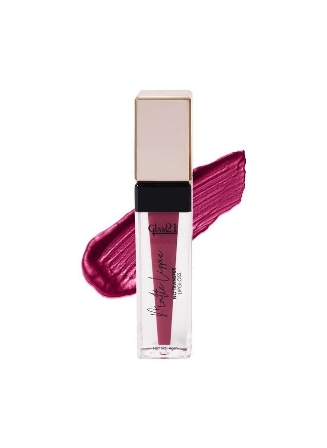 Glam21 Matte Lippie No Transfer Lip Gloss ; Lightweight And Comfortable; Creamy Matte Formula 4 Gm ; Dew Me Up14 - pzsku/Z484B0527F7BE246D1373Z/45/_/1690019736/ce0403bb-1748-456c-8f8e-52606de89201