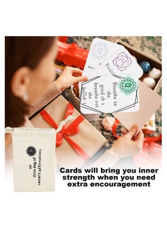 Y&D Funny Affirmation Card Gift, Positive Sweary Cards Set Self Worth Affirmations You Are Awesome Birthday Gift (16 Cards), Encouragement Confirmation  - Image 5