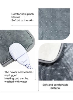 Sharpdo Electric Heating Blanket, Home Therapy Heating Pad, UK Plug,Office Home Winter,30*60cm  - Image 4