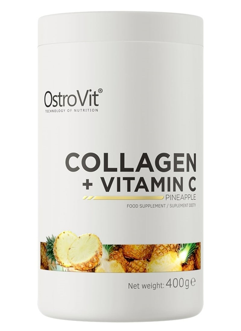 OstroVit - Collagen + Vitamin C (400g) Pine Apple, Supports Skin Health, Joints & Hair - Image 1