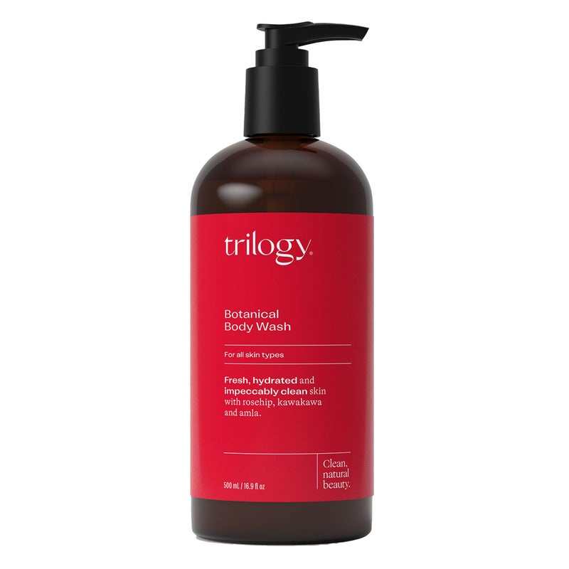 Trilogy Botanical Body Wash, Luxurious Spa Experience with Rosehip Oil, 16.9 fl oz - Image 1