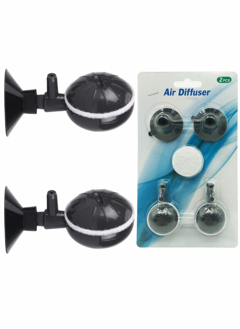 null - Adjustable Bubble Refiner, Aquarium Air Stone Fish Tank Nano Bubble Stone Kit with Control Valve Quiet Super-High Dissolved Oxygen Diffuser Makes Super Tiny Bubbles for Fish Tank and Hydroponic - Image 1