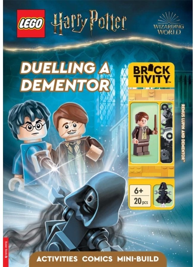 LEGO Harry Potter Duelling a Dementor with Professor Remus Lupin minifigure and Dementor mini build - Paperback