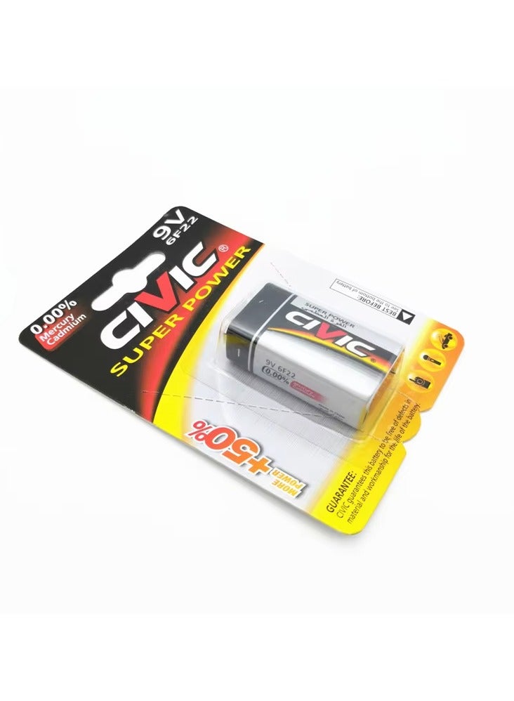 سيفيك بطارية 6F22 9V للأدوات المنزلية - Image 1