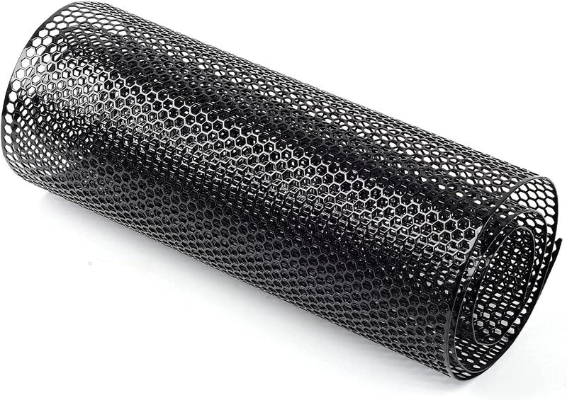 AggAuto Universal 40"x13" Car Grill Mesh - Aluminum Alloy Automotive Grille Insert Bumper Honeycomb Hole 6mm Spacing 1mm, One of the Most Multifunctional Shape Grids 100x33cm Black - Image 5