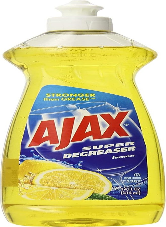 Ajax Super Degreaser Dish Liquid, Lemon, 28 Ounce -Pack of 4 - Image 2