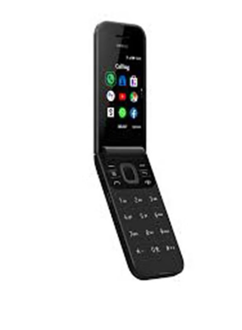 نوكيا موبايل 2720 فليب ثنائي الشريحة لون أسود 16 ميجا بايت - Image 3