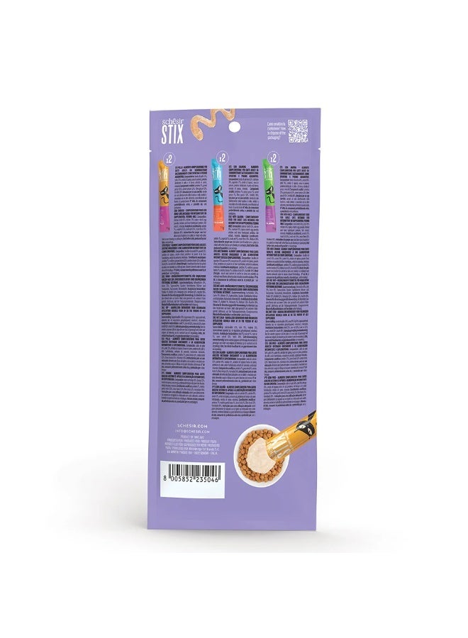 شيسر مجموعة متنوعة من وجبات خفيفة كريمية للقطط من شيسير ستيكس - Image 2