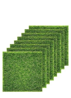 Generic Garden Grass Artificial Garden Grass, Miniature Life Like Fairy Artificial Craft Grass for Dollhouse Ornament Micro Landscape Artificial Moss Grass DIY Grass Decoration 6 Pack  - Image 1