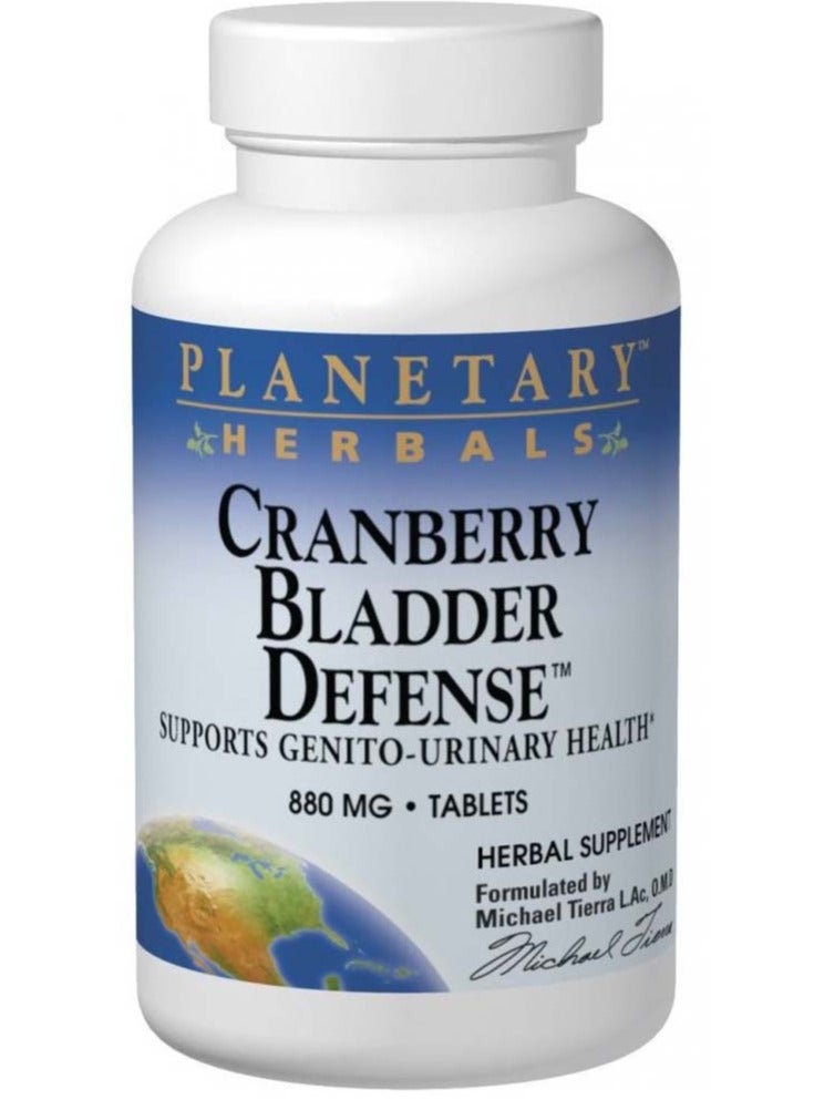 PLANETARY HERBALS Cranberry Bladder Defense 880 mg 60 Tablets