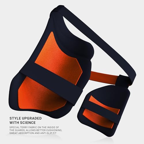 moonwalkr Thigh Guard 2.0 Protective Gear for Batter’s Height (6’3”- 6’6”) Cricket Thigh Pad Cricket Accessories & Equipment Safeguarding Both Your Outer and Inner Thighs Blue (X-Large, Right Hand) - Image 4