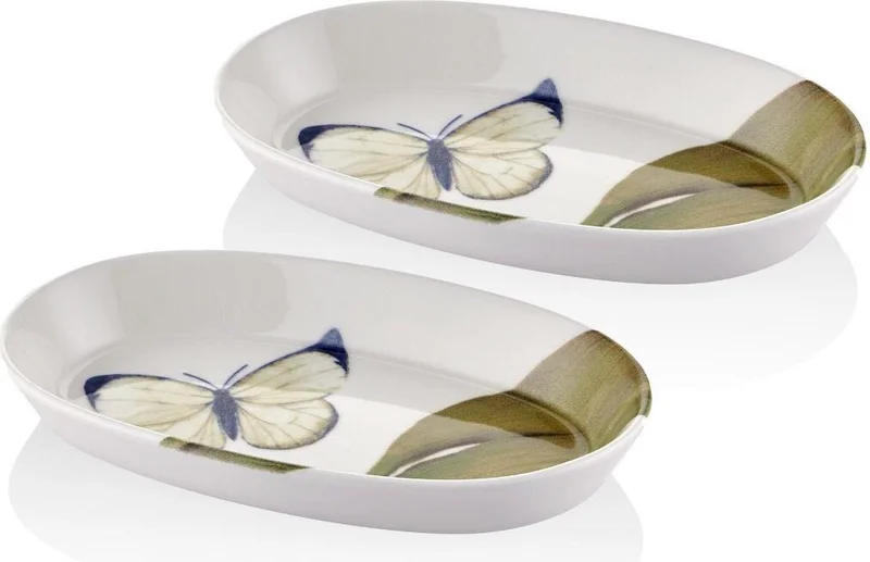 THE MIA Blanche Çukur Serving Set of 2 26X15 cm BLN0009