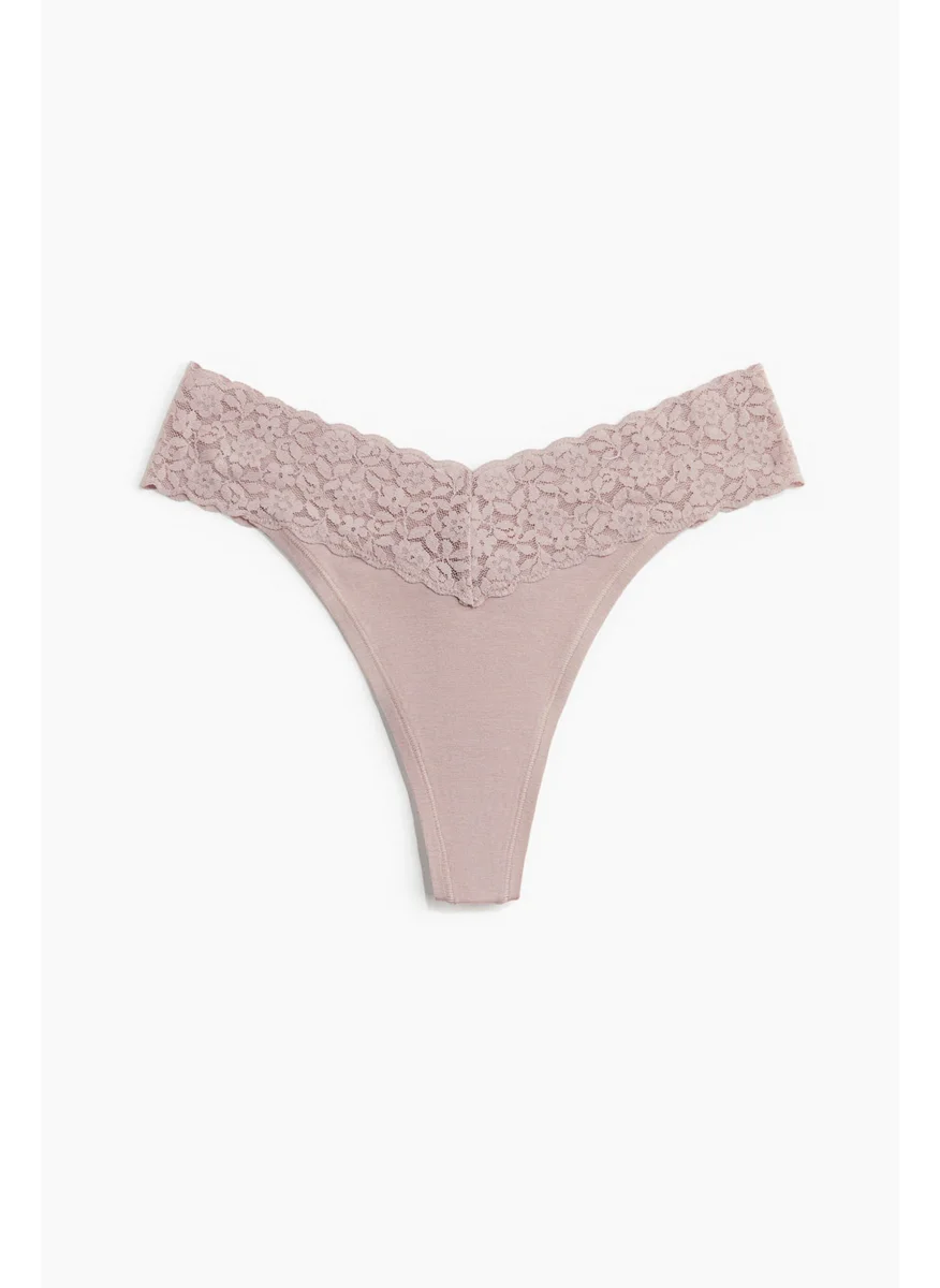 اتش اند ام 5-Pack Lace Thong Briefs