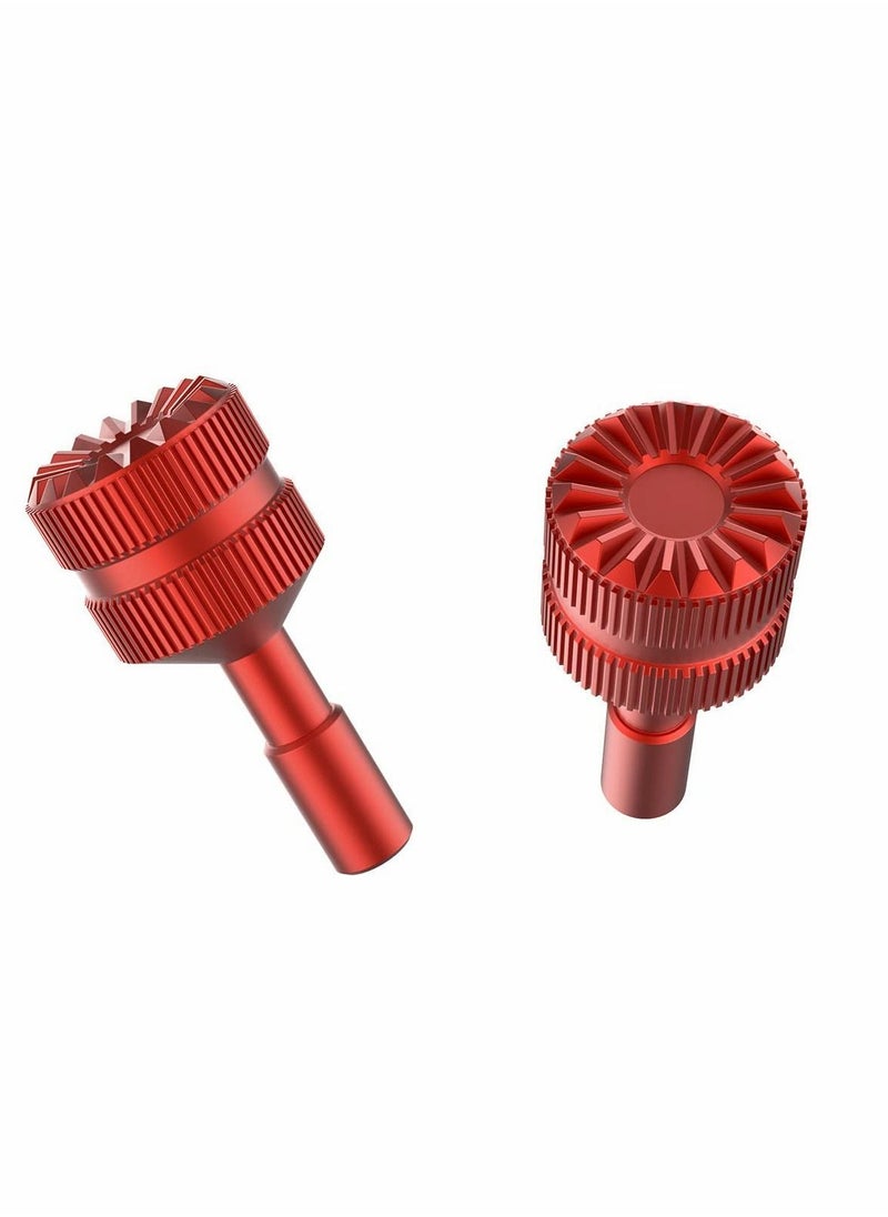Y&D - Mini 3 Pro Remote Control Sticks for DJI RC, Aircraft aluminum Alloy Controller Thumb Stickers/Joystick/Rocker Replacement Parts, Accessories (Red) - Image 1