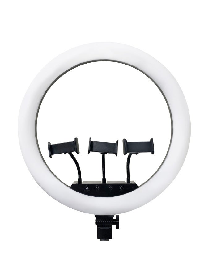 18-inch Mobile Phone Fill Light 45cm Touch Beauty Light TikTok Net Red Anchor Skin Rejuvenation Selfie LED Ring Light Stand-Color:18-inch 45cm Touch Light With Remote Control  - Image 5