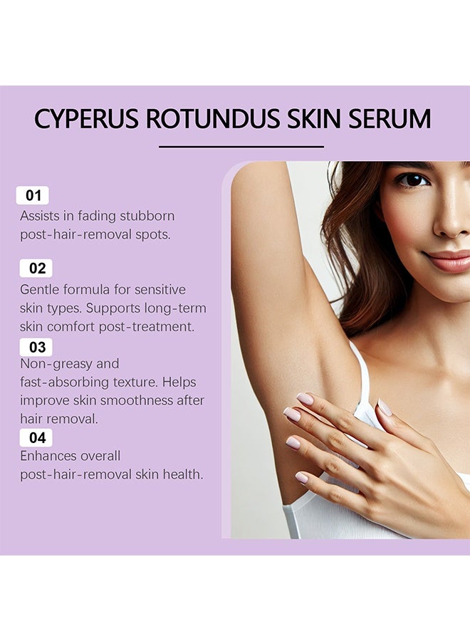 Viareline Cyperus Rotundus Skin Serum 30ml, Natural Hair-Reducing & Shaving Oil, Post-hair Removal Treatment Serum, Inhibits Hair Growth, Brightens And Fades Hair Marks - Image 5
