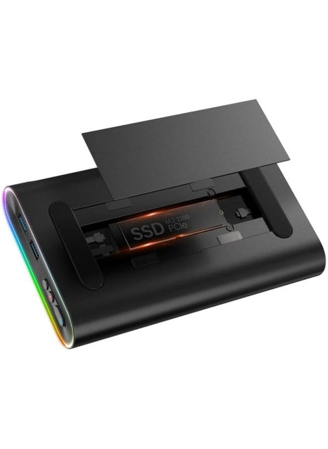 ONE-NETBOOK OneXGPU AMD Radeon RX 7600M XT 8GB Portable Expansion Dock(Black)
