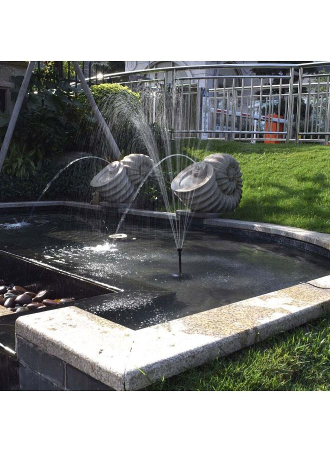Generic - High-power Solar Landscape Fountain 17V 10W Equipment Solar Water Pump Garden Fountains Decorative Fountain - Image 1